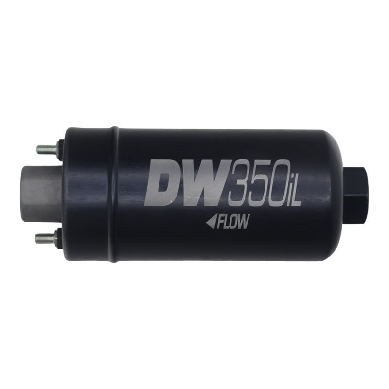 DeatschWerks 9-350 - DWK9-350 - DeatschWerks 350 LPH DW350iL In-Line External Fuel Pump (No Bracket) - Shipped in Europe - Tuningsupply.com