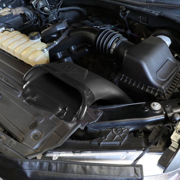 aFe 52-10010S - AFE52-10010S - aFe Rapid Induction Dynamic Air Scoop 2021+ Ford F-150V6/V8 - Black - Shipped in Europe - Tuningsupply.com