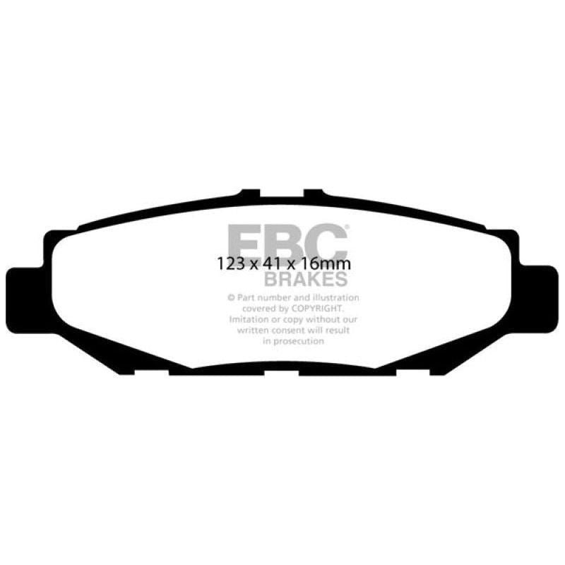 EBC DP3848C - EBCDP3848C - EBC 93-97 Lexus GS300 3.0 Redstuff Rear Brake Pads - Shipped in Europe - Tuningsupply.com