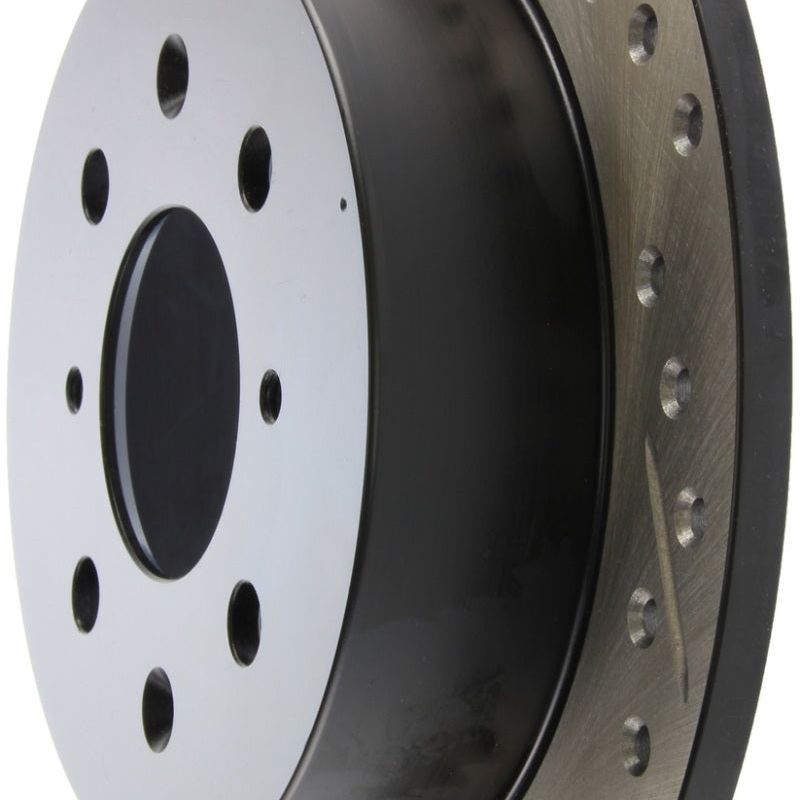 Stoptech 127.40017R - STO127.40017R - StopTech 90-96 Acura Integra / 97-01 Integra (Exc. Type R) Slotted & Drilled Right Rear Rotor - Shipped in Europe - Tuningsupply.com