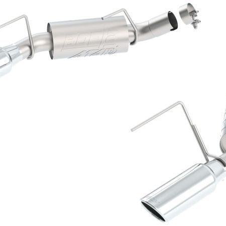 Borla 11806 - BOR11806 - Borla 05-09 Mustang GT/Bullitt 4.6L 8cyl Aggressive ATAK Exhaust (rear section only) - Shipped in Europe - Tuningsupply.com