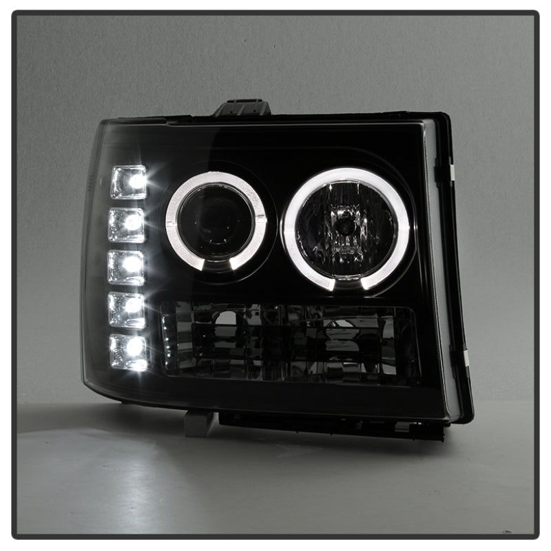 SPYDER 5010605 - SPY5010605 - Spyder GMC Sierra 1500/GMC Sierra Denali 08-13 Projector LED Halo- LED Blk PRO-YD-GS07-HL-BK - Shipped in Europe - Tuningsupply.com
