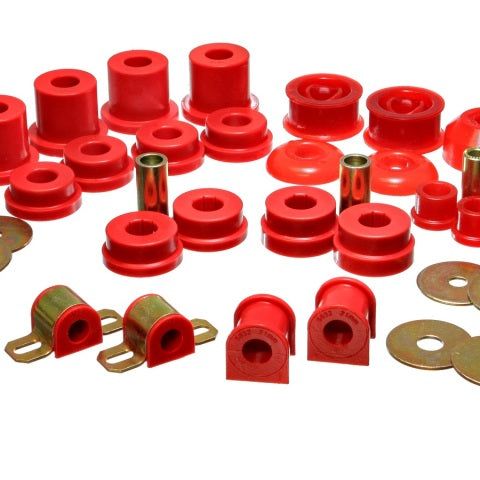 Energy Suspension 8.18110R - ENG8.18110R - Energy Suspension 05-07 Scion tC Red Hyper-Flex Master Bushing Set - Shipped in Europe - Tuningsupply.com