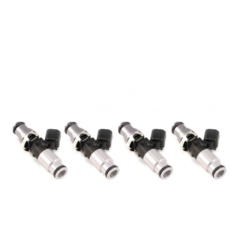 Injector Dynamics 1300.60.14.14B.4 - IDX1300.60.14.14B.4 - Injector Dynamics ID1300X Injectors- 14mm Top Adapter (Grey) - 14mm (Silver) Lower O-Ring - Set Of 4 - Shipped in Europe - Tuningsupply.com