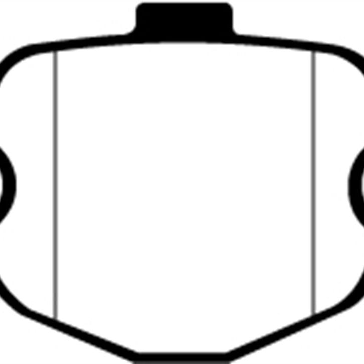 EBC DP31771/2C - EBCDP31771/2C - EBC 06-08 Chevrolet Corvette (C6) 7.0 (Z06) Redstuff Rear Brake Pads - Shipped in Europe - Tuningsupply.com