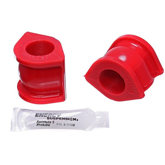Energy Suspension 16.5148R - ENG16.5148R - Energy Suspension 06-11 Honda Civic SI 27mm Front Sway Bar Bushing Set - Red - Shipped in Europe - Tuningsupply.com