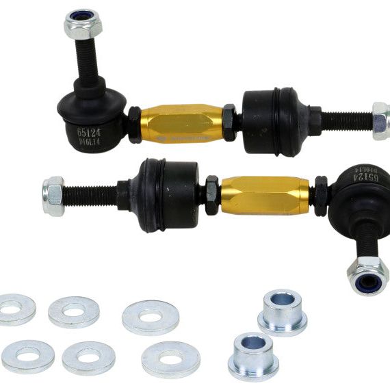 Whiteline KLC195 - WHLKLC195 - Whiteline 2012+ Ford Focus ST Rear Adjustable Heavy Duty Sway Bar Link Kit - Shipped in Europe - Tuningsupply.com