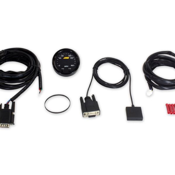 AEM 30-0313 - AEM30-0313 - AEM X-Series 0-160 MPH Black Bezel w/ Black Face GPS Speedometer Gauge - Shipped in Europe - Tuningsupply.com