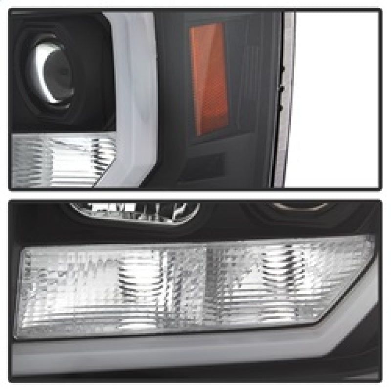 SPYDER 5083630 - SPY5083630 - Spyder GMC Sierra 1500/2500/3500 07-13 V2 Projector Headlights- Black PRO-YD-GS07V2-LBDRL-BK - Shipped in Europe - Tuningsupply.com