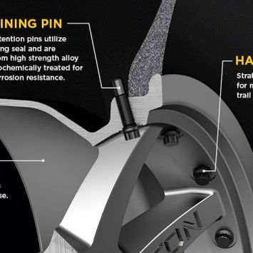 ICON 21817858347TT - ICO21817858347TT - ICON Rebound Pro 17x8.5 6x5.5 0mm Offset 4.75in BS 106.1mm Bore Titanium Wheel - Shipped in Europe - Tuningsupply.com