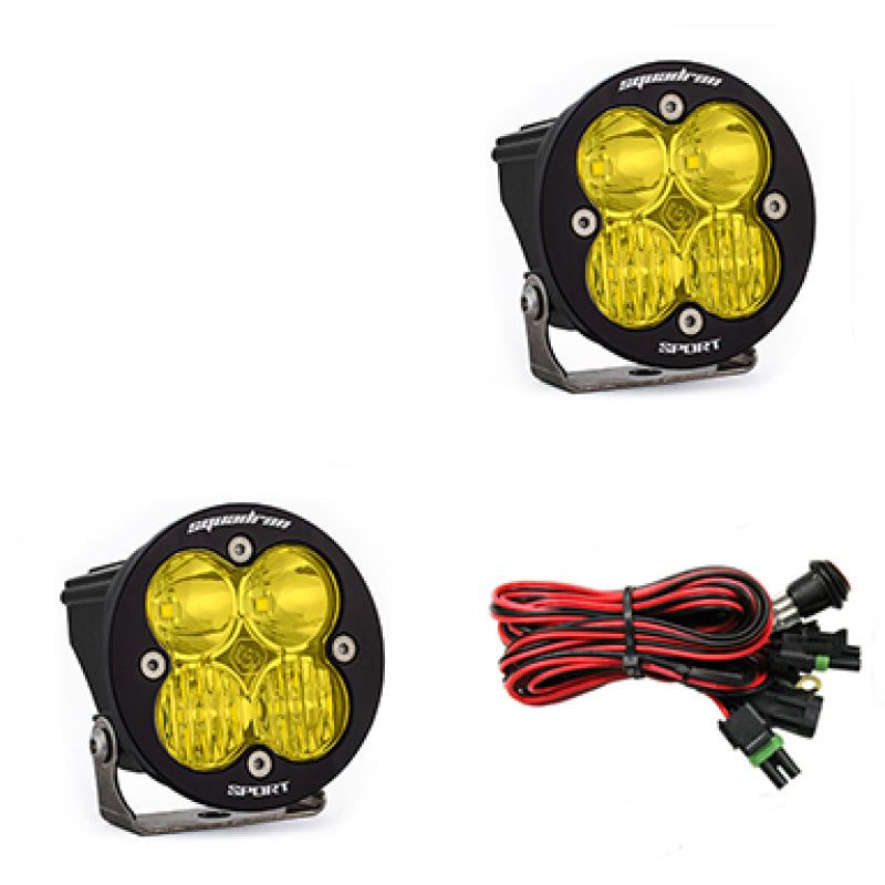 Baja Designs 587813 - BAJ587813 - Baja Designs Squadron R Sport Driving/Combo Pair LED Light Pods - Amber - Shipped in Europe - Tuningsupply.com