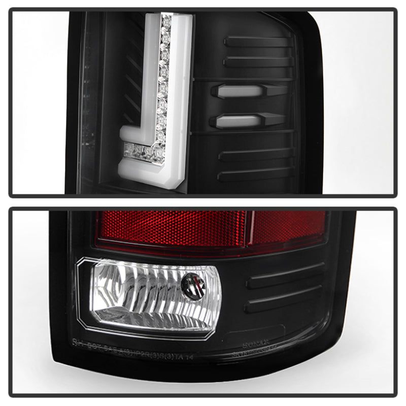 SPYDER 5080660 - SPY5080660 - Spyder GMC Sierra 14-16 LED Tail Lights Black ALT-YD-GS14-LBLED-BK - Shipped in Europe - Tuningsupply.com