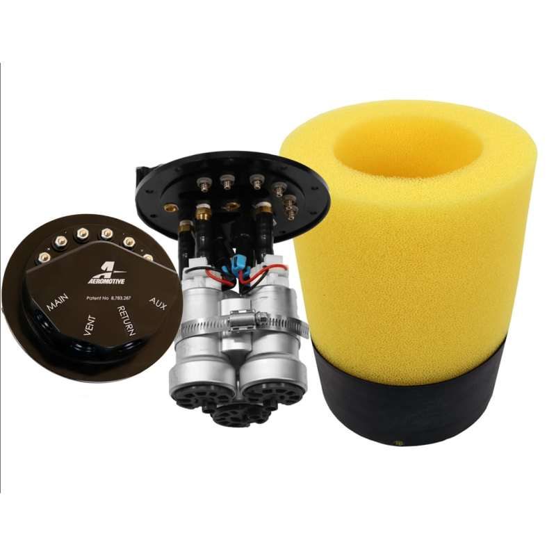 Aeromotive 18359 - AER18359 - Aeromotive 05-18 Chevrolet Silverado 450 Dual Drop-In Phantom System - Shipped in Europe - Tuningsupply.com