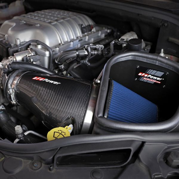 aFe 57-10009R - AFE57-10009R - aFe Track Series Carbon Fiber Pro 5R AIS - 19-20 Jeep Grand Cherokee Trackhawk 6.2L - Shipped in Europe - Tuningsupply.com