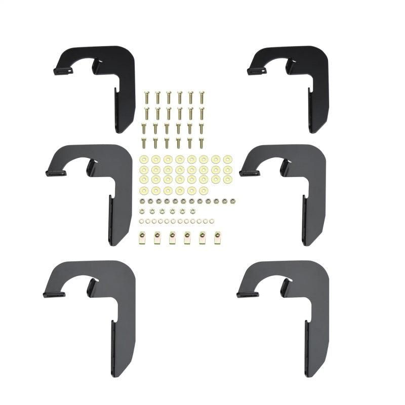 Westin 27-2145 - WES27-2145 - Westin 2014-2018 Chevrolet/GMC Silverado Sierra 1500 Dbl Crew Cab Running Board Mount Kit - Black - Shipped in Europe - Tuningsupply.com