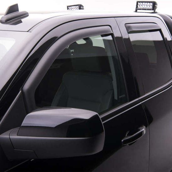 EGR 571775 - EGR571775 - EGR 14+ Chev Silverado/GMC Sierra Crw Cab In-Channel Window Visors - Set of 4 - Matte (571775) - Shipped in Europe - Tuningsupply.com