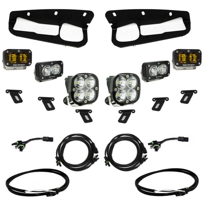 Baja Designs 448179 - BAJ448179 - Baja Designs 21-22 Ford Bronco w/Steel Bumper S2 SAE Pro Fog Pocket Light Kit - Amber - Shipped in Europe - Tuningsupply.com