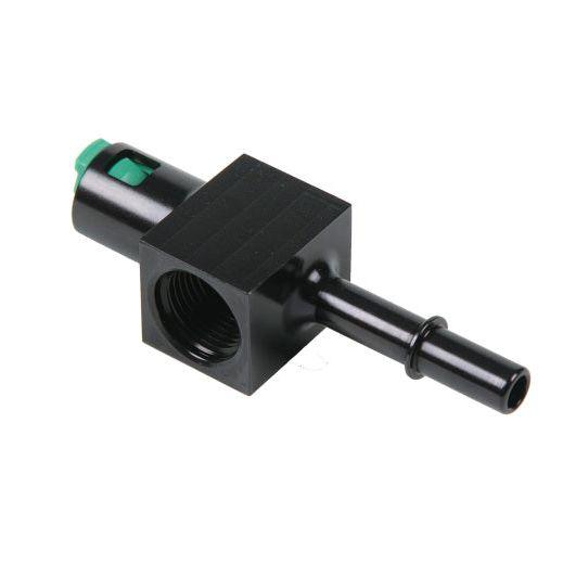 Aeromotive 15121 - AER15121 - Aeromotive 3/8in Quick Connect with AN-08 port and 1/8in gauge port - Shipped in Europe - Tuningsupply.com