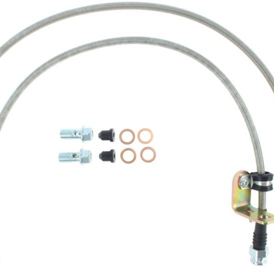 Stoptech 950.51000 - STO950.51000 - StopTech 03-08 Hyundai Tiburon Front Stainless Steel Brake Lines - Shipped in Europe - Tuningsupply.com