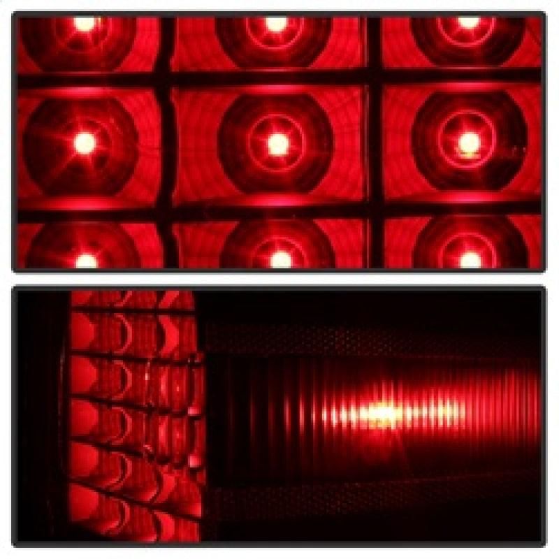 SPYDER 9036552 - SPY9036552 - xTune Chevy 1500 14-16 / Silverado 2500HD/3500HD LED Tail Lights - Black Smoked ALT-JH-CS14-LED-BSM - Shipped in Europe - Tuningsupply.com