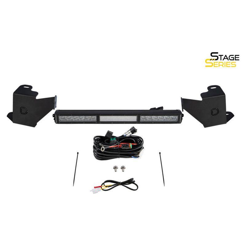 Diode Dynamics DD7412 - DIODD7412 - Diode Dynamics 2022 Toyota Tundra Stealth Bumper Light Bar Kit - White Combo - Shipped in Europe - Tuningsupply.com