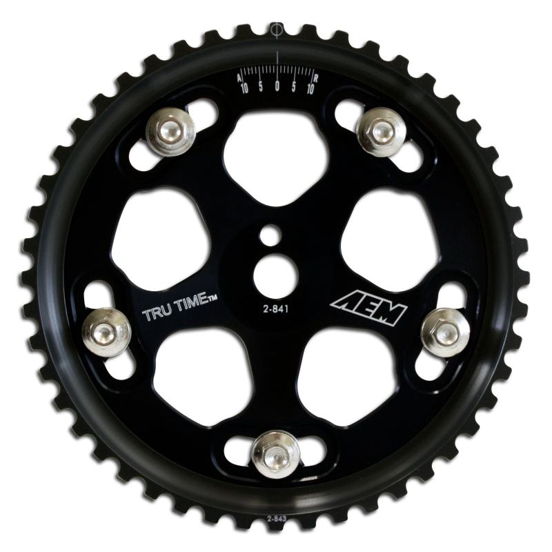 AEM 23-831BK - AEM23-831BK - AEM Evo 8 & IX Black Tru-Time Cam Gear - Shipped in Europe - Tuningsupply.com