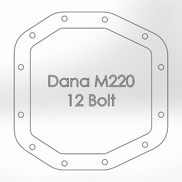 aFe 46-71000B - AFE46-71000B - aFe Pro Series Rear Differential Cover Black 2018+ Jeep Wrangler (JL) V6 3.6L (Dana M220) - Shipped in Europe - Tuningsupply.com