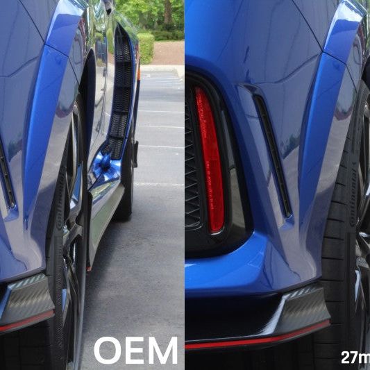 Perrin Performance PHP-WHL-027BK - PERPHP-WHL-027BK - PERRIN 17-25 Honda Civic Type R / 22-26 Acura Integra Type S 64.1mm 5x120 Wheel Spacers 27mm - Pair - Shipped in Europe - Tuningsupply.com