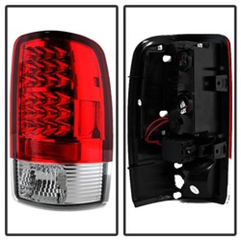 SPYDER 5001542 - SPY5001542 - Spyder Chevy Suburban/Tahoe 1500/2500 00-06 LED Tail Lights Red Clear ALT-YD-CD00-LED-RC - Shipped in Europe - Tuningsupply.com