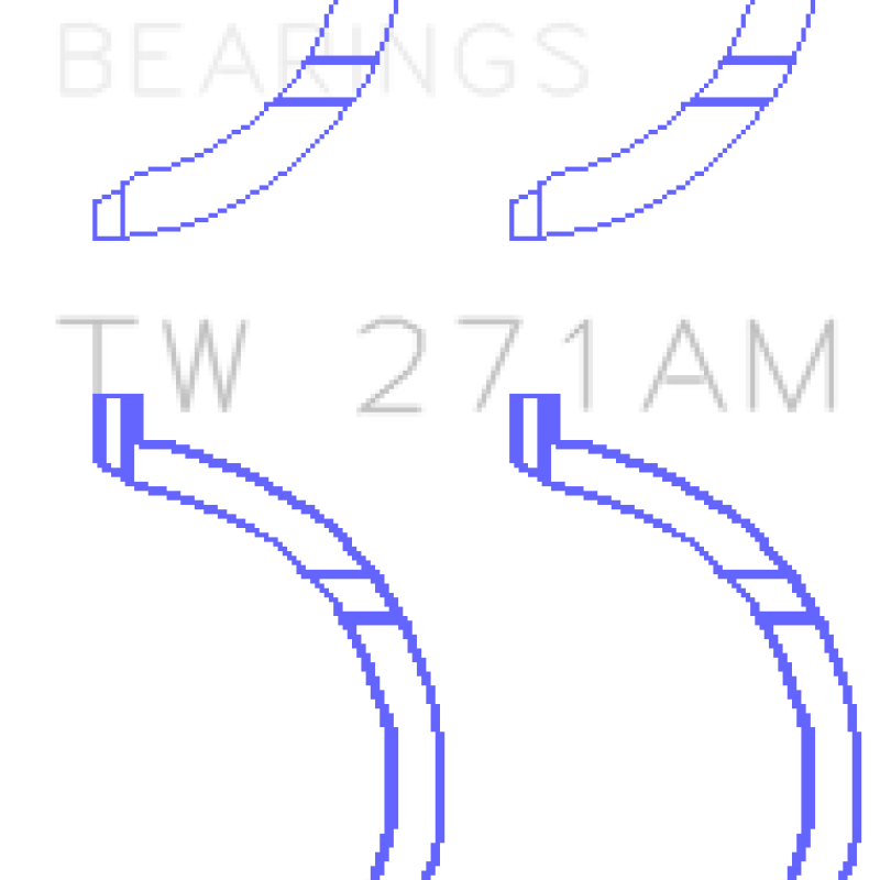 King Engine Bearings GTW271AM - KINGTW271AM - King Engine Bearings Nissan VQ20DE/VQ25DD/VQ25DE/VQ30DD/VQ30DE/VQ30DET/VQ35DE Thrust Washer Set - Shipped in Europe - Tuningsupply.com