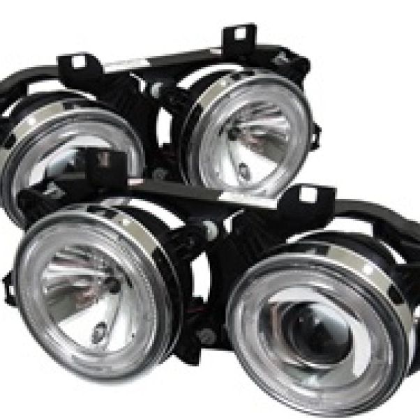 SPYDER 5008732 - SPY5008732 - Spyder BMW E34 5-Series 89-94 Projector Headlights NO FIT 750 LED Halo Chrm PRO-YD-BMWE34-HL-C - Shipped in Europe - Tuningsupply.com
