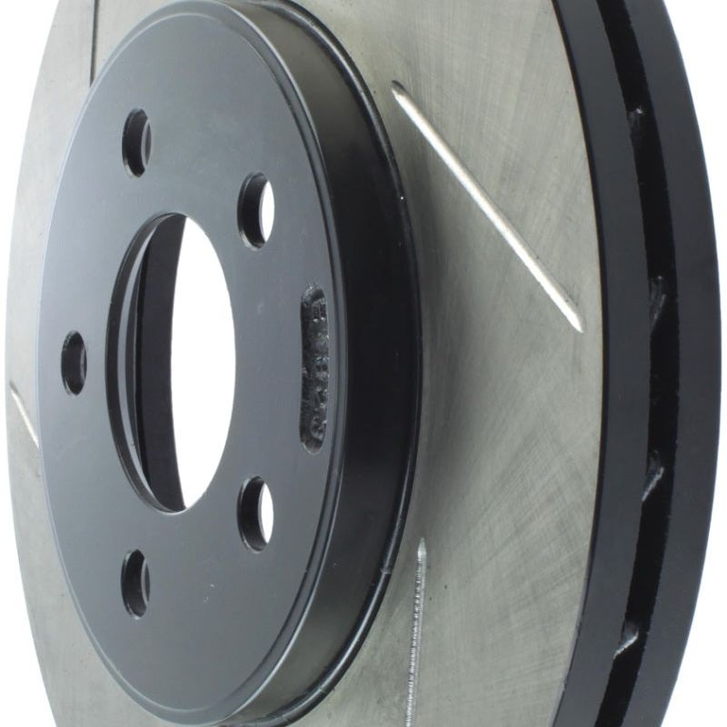 Stoptech 126.61072SR - STO126.61072SR - StopTech Power Slot 03-08 Crown Victoria/Grand Marquis/Lincoln Town Car Front Right Slotted Rotor - Shipped in Europe - Tuningsupply.com