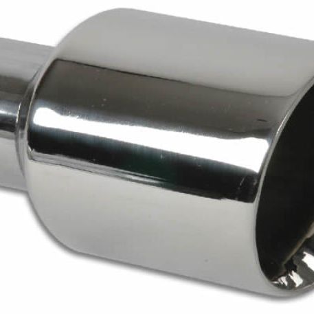 Vibrant 1272 - VIB1272 - Vibrant 2.50in Inlet I.D. 3.50in Outlet O.D. Round Stainless Steel Tip (Double Wall Angle Cut) - Shipped in Europe - Tuningsupply.com