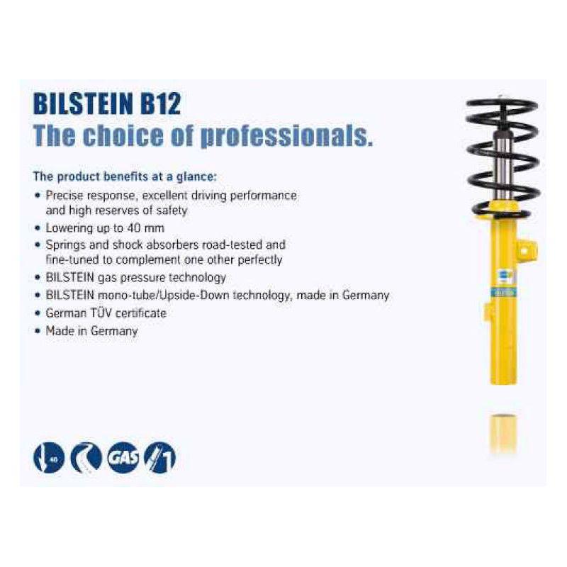 Bilstein 46-242792 - BIL46-242792 - Bilstein B12 99-06 BMW 323i/325i/328i/330i Front and Rear Suspension Kit - Shipped in Europe - Tuningsupply.com