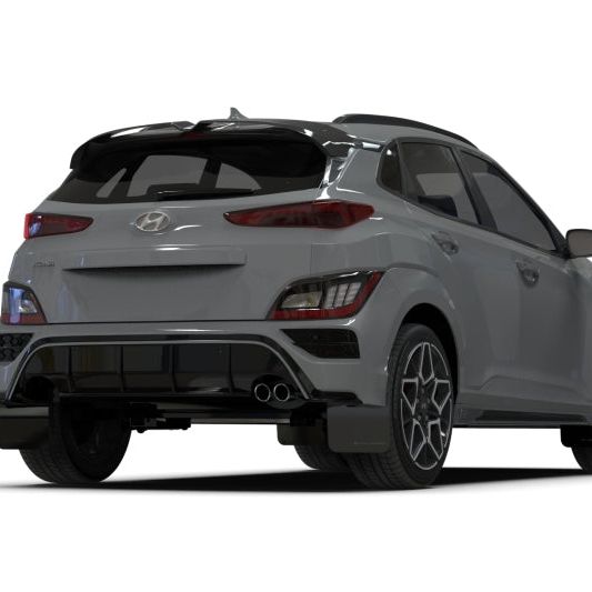 Rally Armor MF93-UR-BLK-RD - RALMF93-UR-BLK-RD - Rally Armor 22-23 Hyundai Kona N-Line Black UR Mud Flap w/Red Logo - Shipped in Europe - Tuningsupply.com