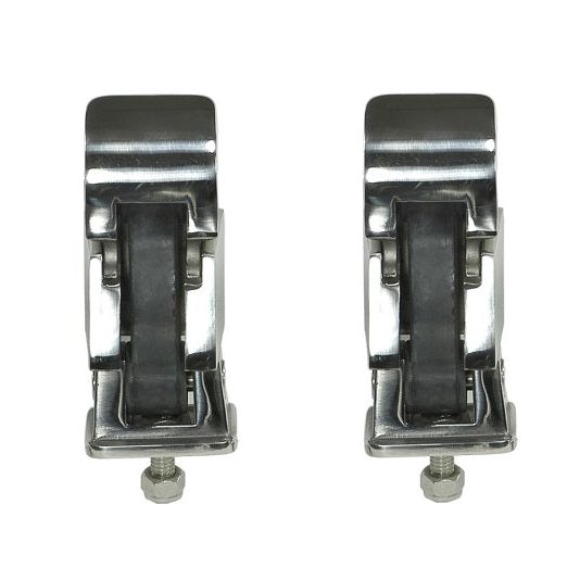 Rugged Ridge 11116.02 - RUG11116.02 - Rugged Ridge 97-06 Jeep Wrangler TJ Stainless Steel Hood Catch Set - Shipped in Europe - Tuningsupply.com