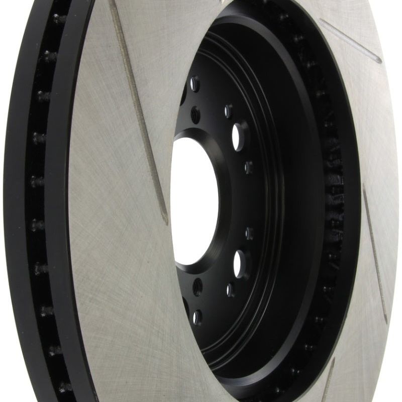 Stoptech 126.44107SL - STO126.44107SL - StopTech Power Slot 95-00 Lexus LS400/LS430/LS460/LS600h L Slotted Left Front Rotor - Shipped in Europe - Tuningsupply.com