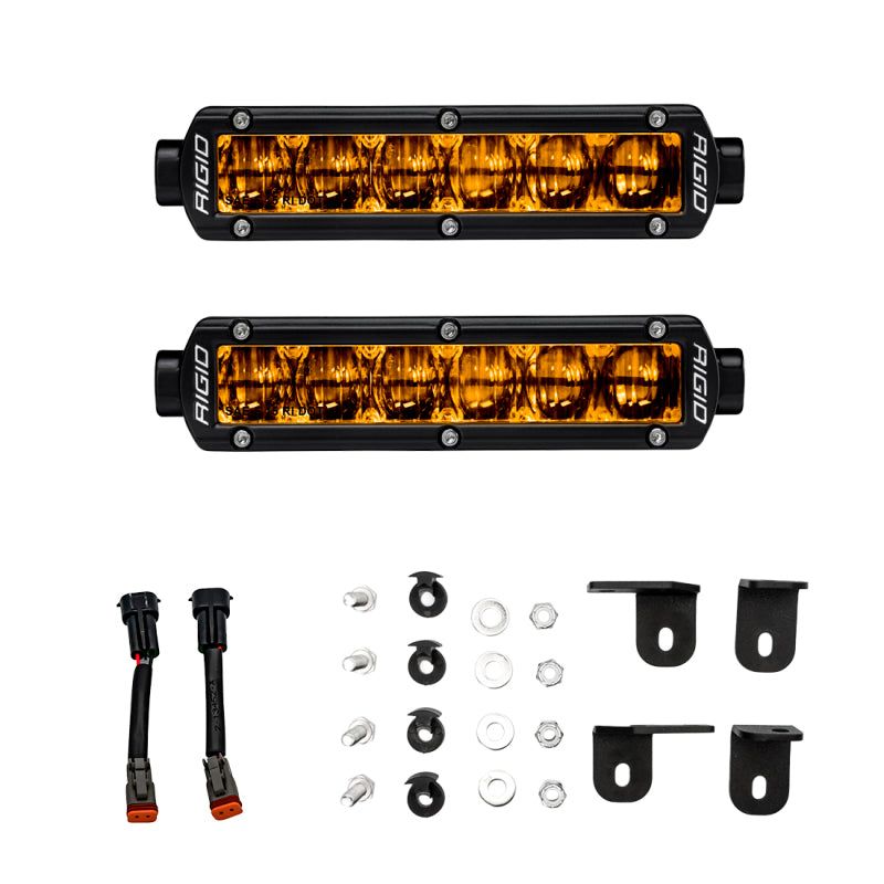 Rigid Industries 37201 - RIG37201 - Rigid Industries 2022+ Toyota Tundra 6in SR-Series Selective Yellow Fog Light Kit - Shipped in Europe - Tuningsupply.com