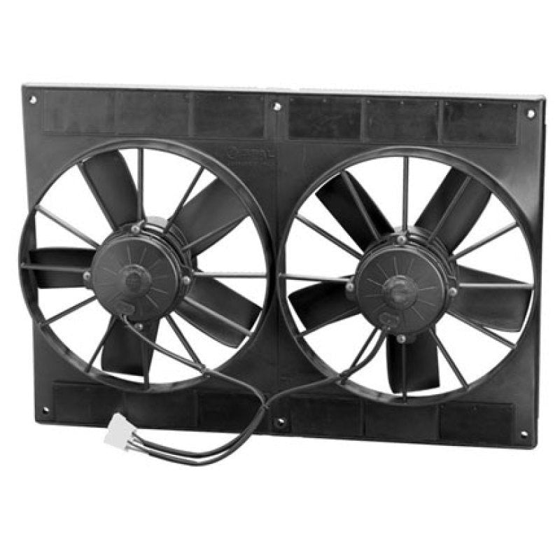 SPAL 30102052 - SPL30102052 - SPAL 2720 CFM 11in Dual High Performance Fan - Pull (2VA06-AP70/LL-37A) - Shipped in Europe - Tuningsupply.com
