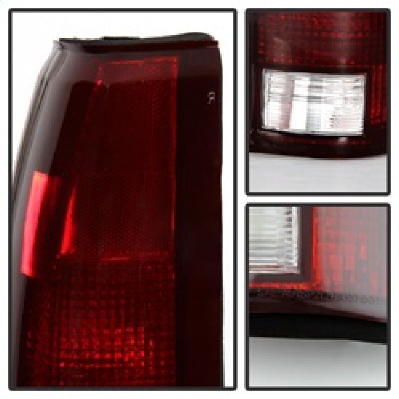 SPYDER 9028786 - SPY9028786 - xTune Chevy/GMC C1500/C2500/C3500 88-01 OEM Style Tail Light - Red Smoked ALT-JH-CCK88-OE-RSM - Shipped in Europe - Tuningsupply.com