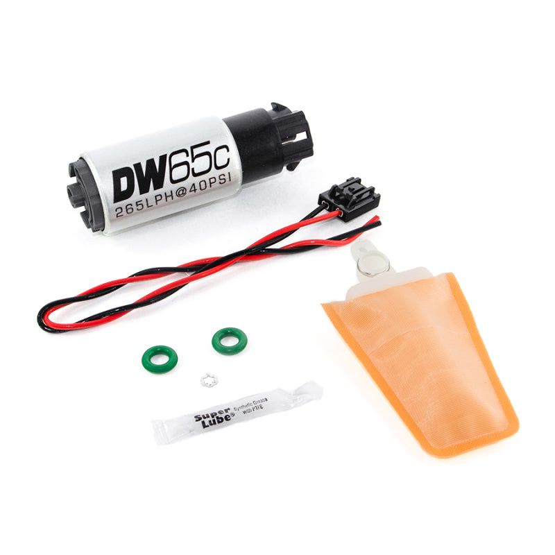 DeatschWerks 9-652-1006 - DWK9-652-1006 - DeatschWerks 265 LPH Compact In-Tank Fuel Pump w/ 04+ Lotus Elise/Exige Set Up Kit - Shipped in Europe - Tuningsupply.com