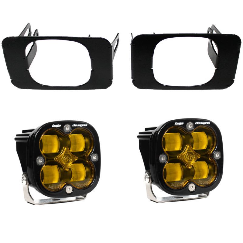 Baja Designs 447718 - BAJ447718 - Baja Designs 17-18 F-150 Super Duty Fog Lights - Amber - Shipped in Europe - Tuningsupply.com