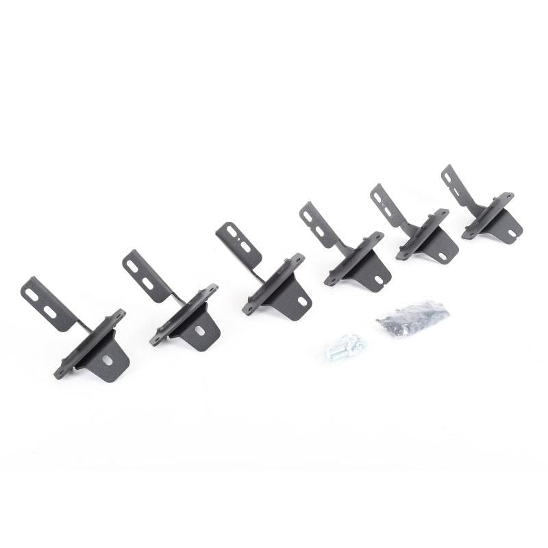 Go Rhino 6941295 - GOR6941295 - Go Rhino 2021+ Ford Bronco Brackets for RB Running Boards Textured Black - Shipped in Europe - Tuningsupply.com