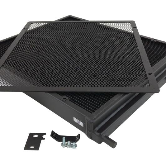 CSF 8131B - CSF8131B - CSF BMW B58/B48 Front Mount Triple-Pass Heat Exchanger w/Rock Guard - Black - Shipped in Europe - Tuningsupply.com