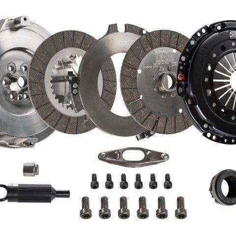 DKM Clutch MS-034-047 - DKMMS-034-047 - DKM Clutch VW MK4 R32 MS Twin Disc Clutch Kit w/Steel Flywheel (660 ft/lbs Torque) - Shipped in Europe - Tuningsupply.com