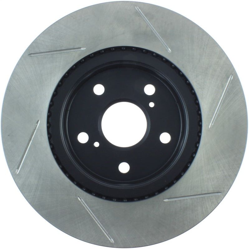 Stoptech 126.44040SR - STO126.44040SR - StopTech Power Slot 86-92 Supra ALL Front Right SportStop Slotted Rotor - Shipped in Europe - Tuningsupply.com