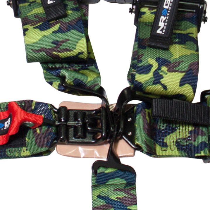 NRG SBH-5PCCAMO-620 - NRGSBH-5PCCAMO-620 - NRG SFI 16.1 5pt 3in. Seat Belt Harness/ Latch Link - Camo - Shipped in Europe - Tuningsupply.com