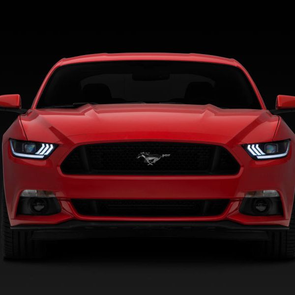 Raxiom 407055 - RAX407055 - Raxiom 15-17 Ford Mustang Projector Headlights OEM HID Bulbs- Black Housing (Clear Lens) - Shipped in Europe - Tuningsupply.com