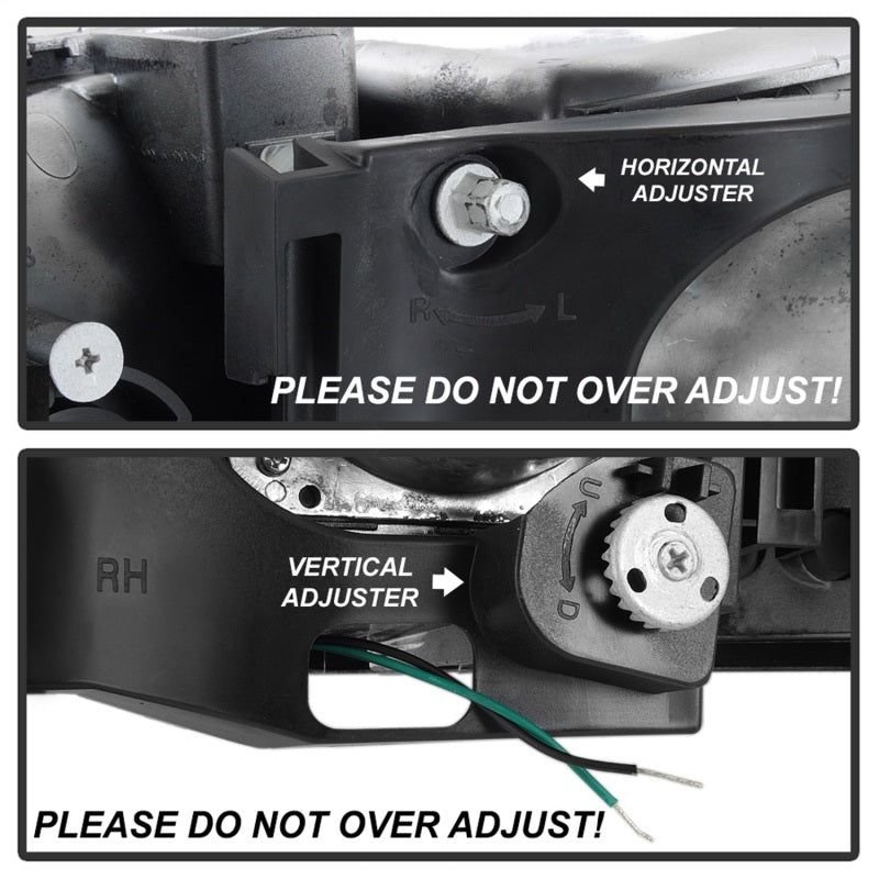 SPYDER 5084521 - SPY5084521 - Spyder GMC Sierra 1500/2500/3500 99-06 V2 Projector Headlights - DRL - Black PRO-YD-CDE00V2-LB-BK - Shipped in Europe - Tuningsupply.com