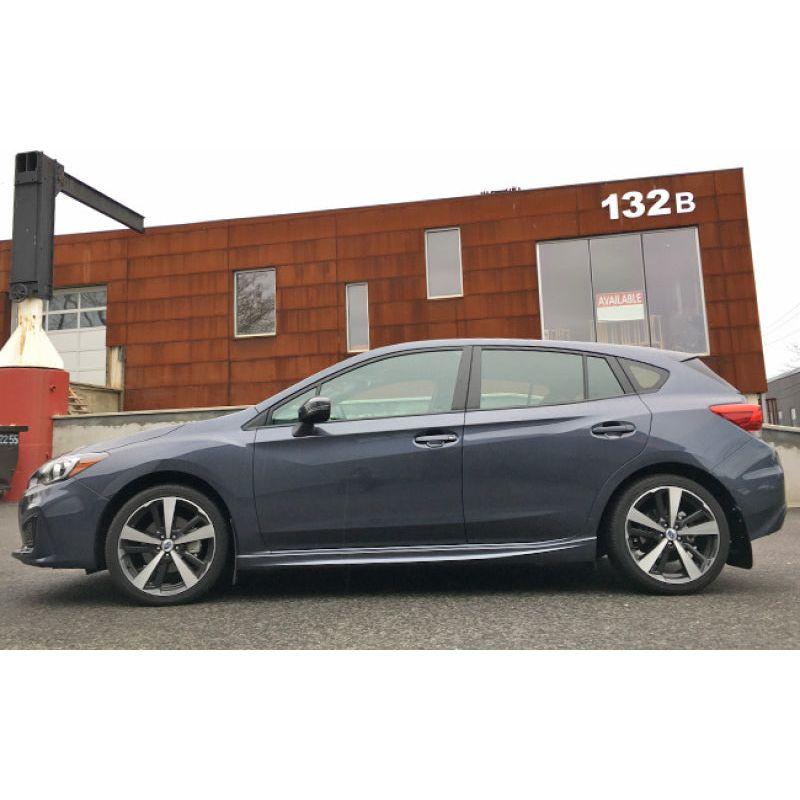 Rally Armor MF45-UR-BLK/GRY - RALMF45-UR-BLK/GRY - Rally Armor 17-23 Subaru Impreza 4D/5D Black UR Mud Flap w/Grey Logo - Shipped in Europe - Tuningsupply.com